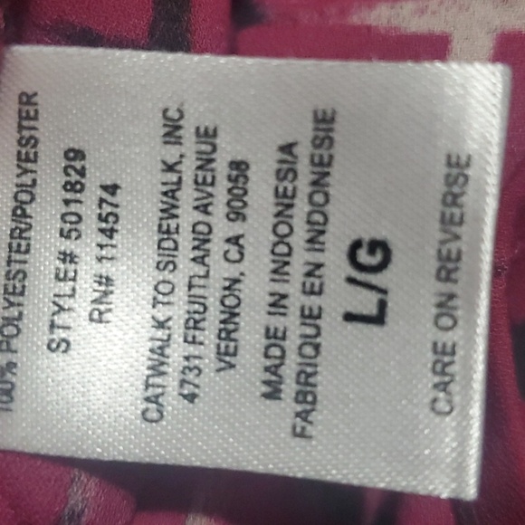 Pleione Lightweight Top Womens Size L Large Burgundy Red Sleeveless Tank v-neck - Picture 12 of 12